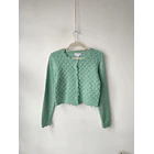 Cardigan verde. Talla: M niña 1