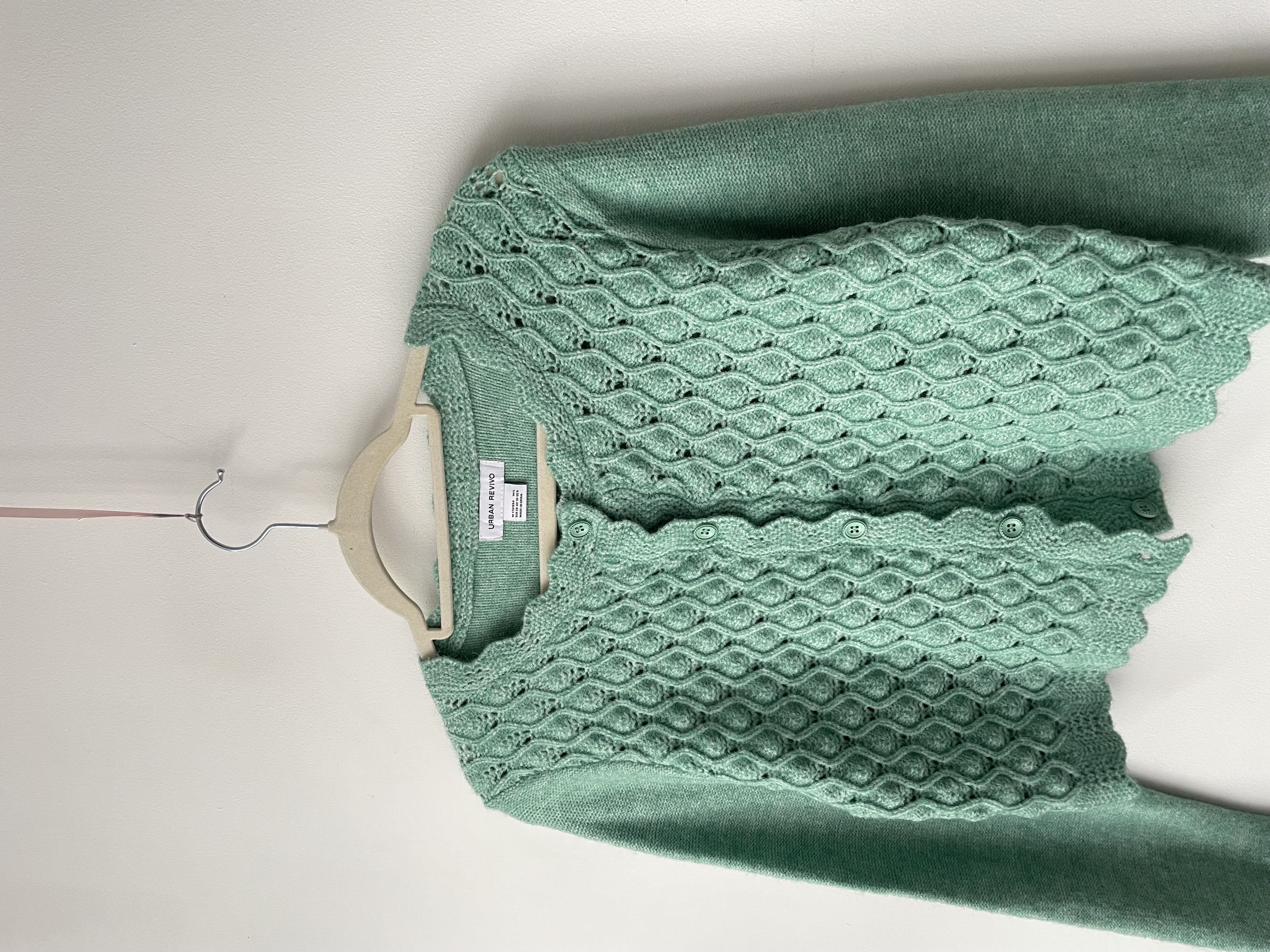 Cardigan verde. Talla: M niña 2