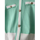 Polera verde agua. Talla: S 3