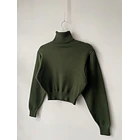 Sweater tortuga verde. Talla: S (xs) 2