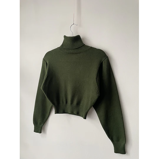 Sweater tortuga verde. Talla: S (xs)
