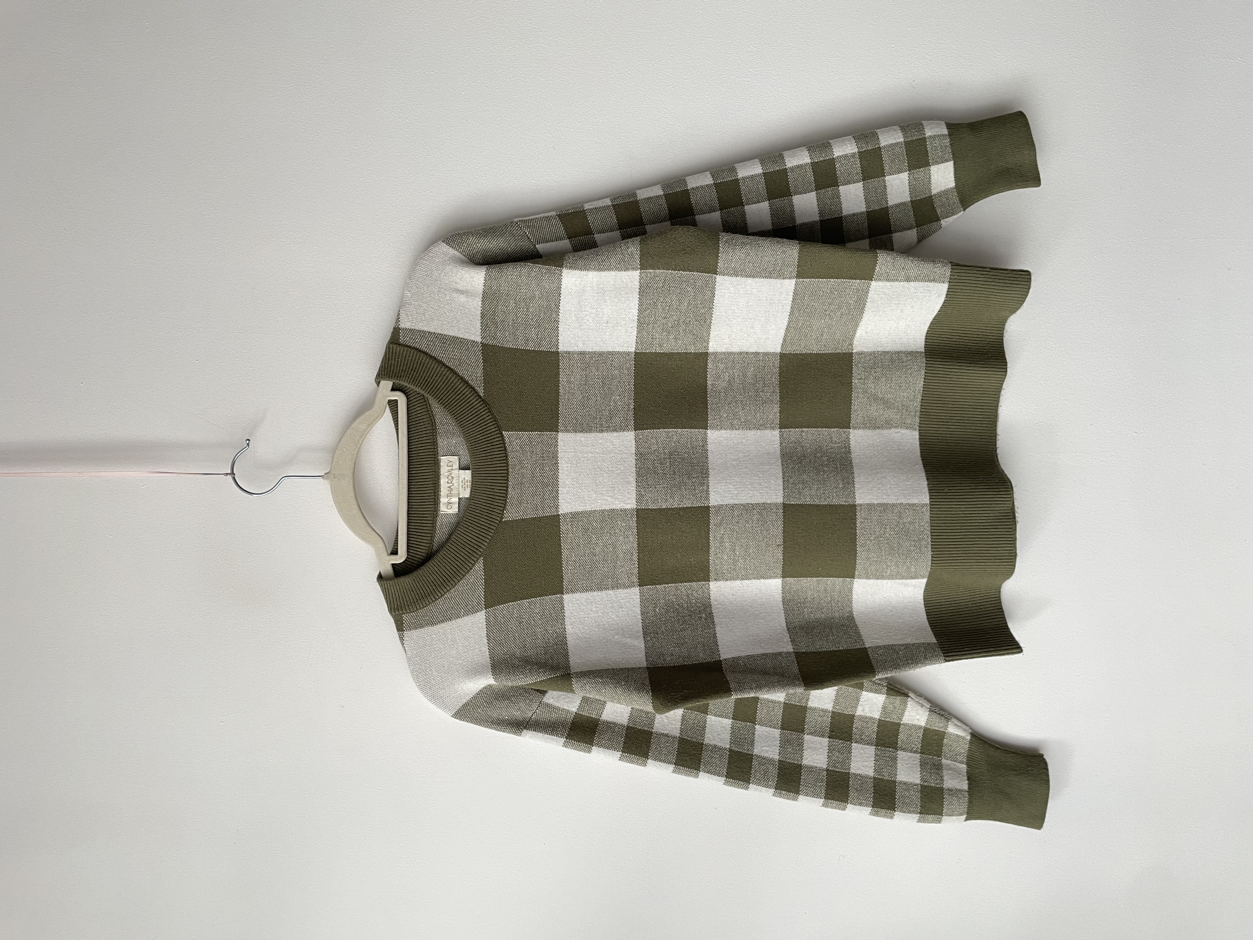 Sweater cuadros. Talla: XS holgado (S)  1