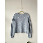 Sweater margaritas. Talla: XL 1