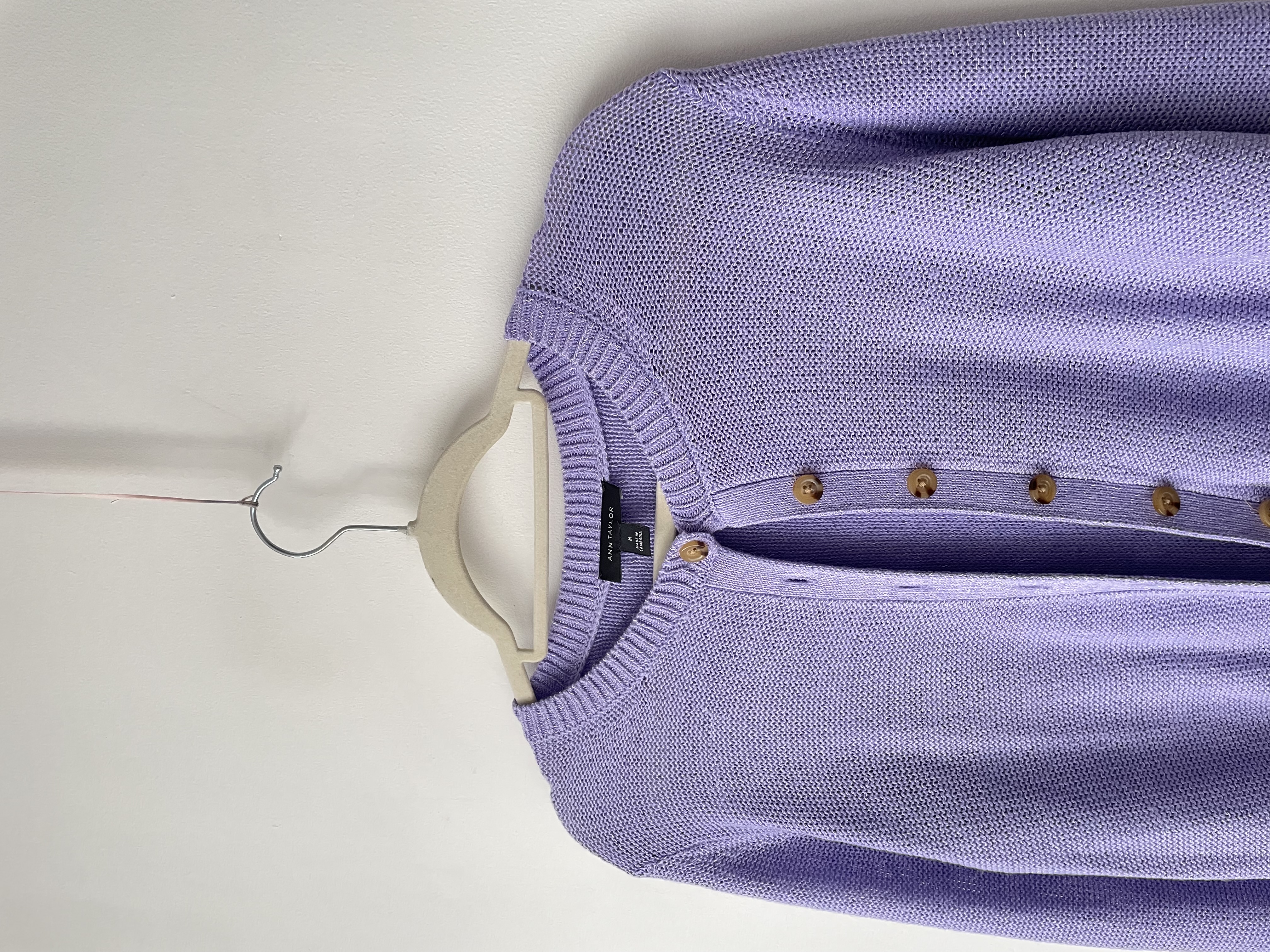 Cardigan lila. Talla: M 2