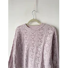 Sweater lila calado. Talla: M 2