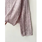 Sweater lila calado. Talla: M 3
