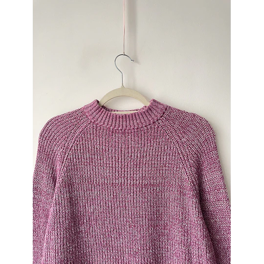 Sweater jaspeado. Talla: S