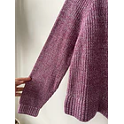 Sweater jaspeado. Talla: S 3