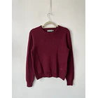 Sweater granate cachemir. Talla: S holgado (m) 1