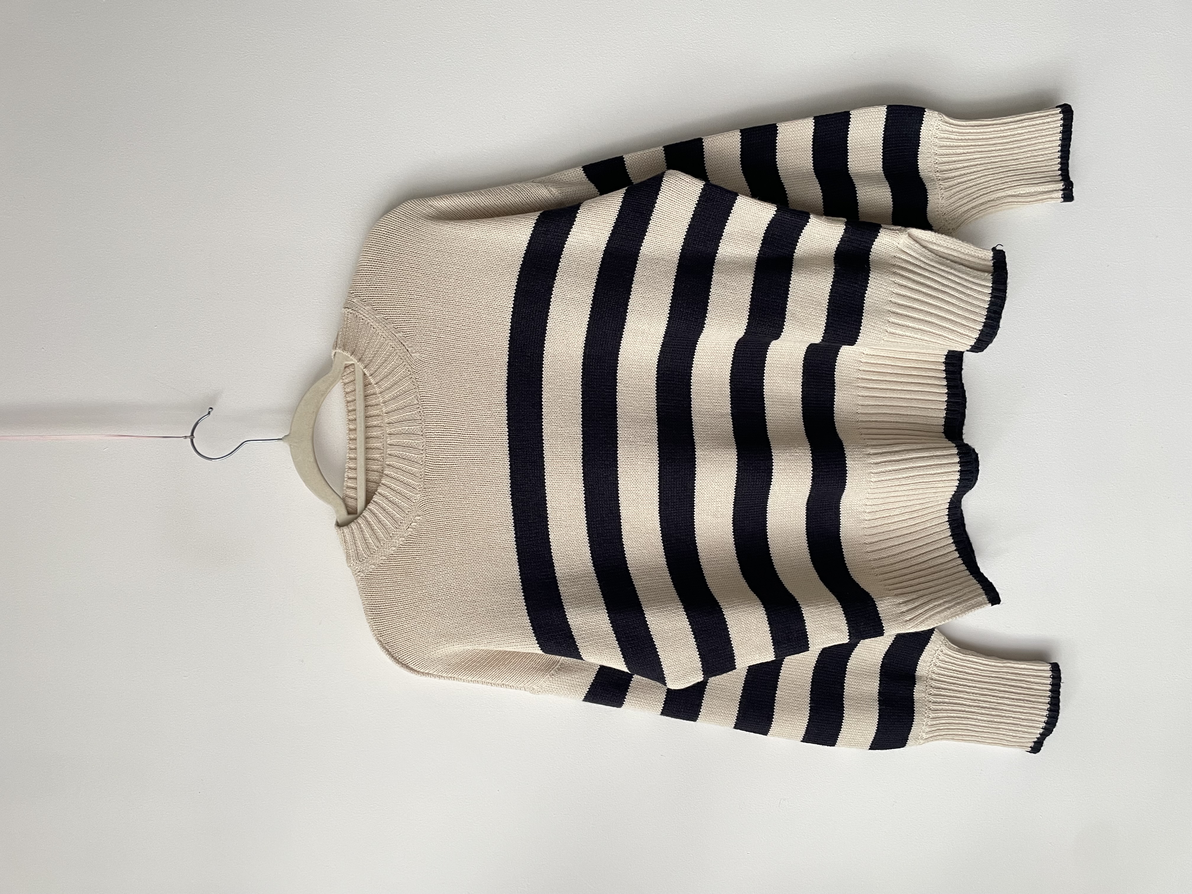 Sweatwe rayas. Talla: S oversized (M/L) 1