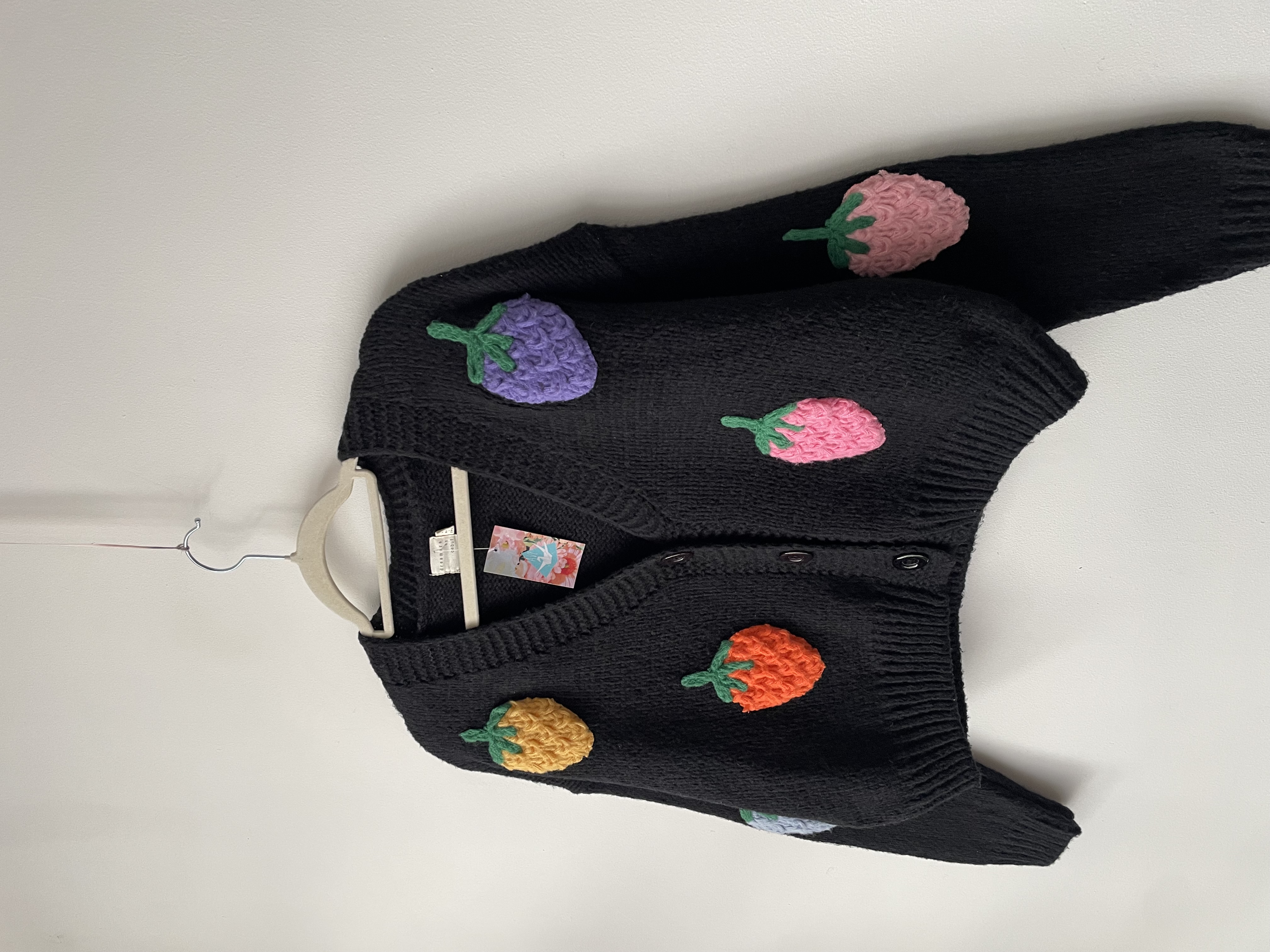 Cardigan frutillas. Talla. S/M 2