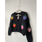 Cardigan frutillas. Talla. S/M 2