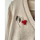 Cardigan beige. Talla: M 3
