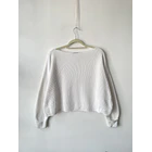 Sweater blanco. Talla: S oversized 1