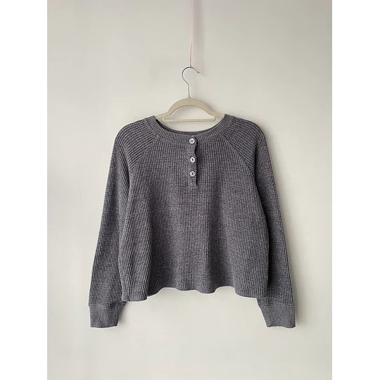Camiseta gris. Talla: M