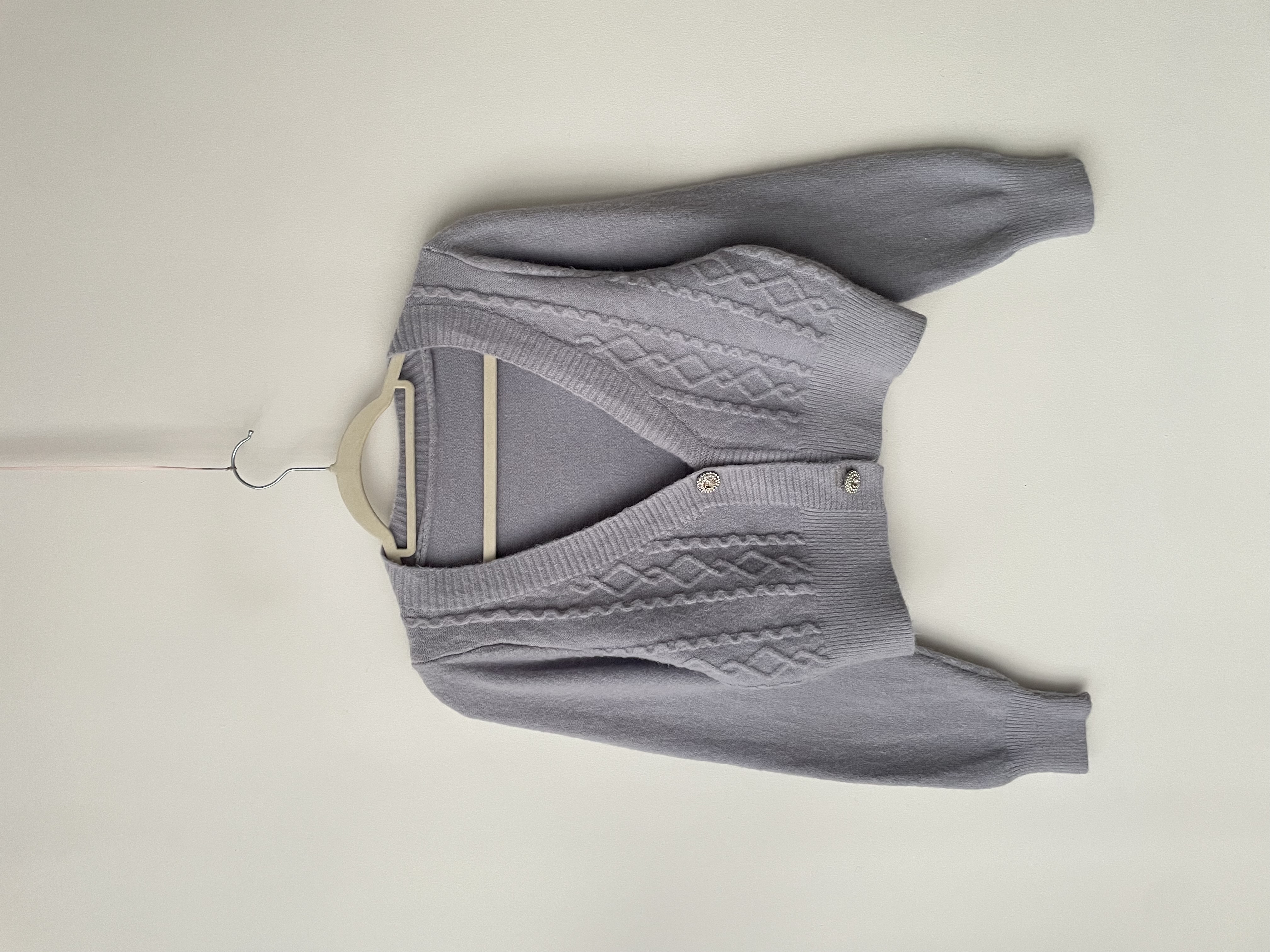 Cardigan lila. Talla: S 1