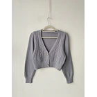Cardigan lila. Talla: S 1