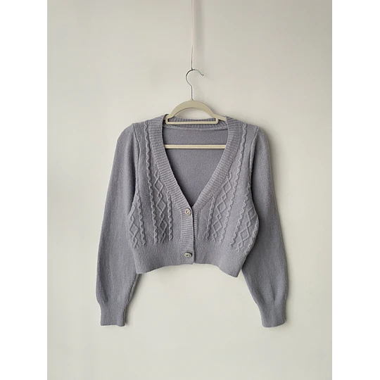 Cardigan lila. Talla: S