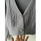 Cardigan lila. Talla: S 3