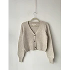 Cardigan beige. Talla: XS 1
