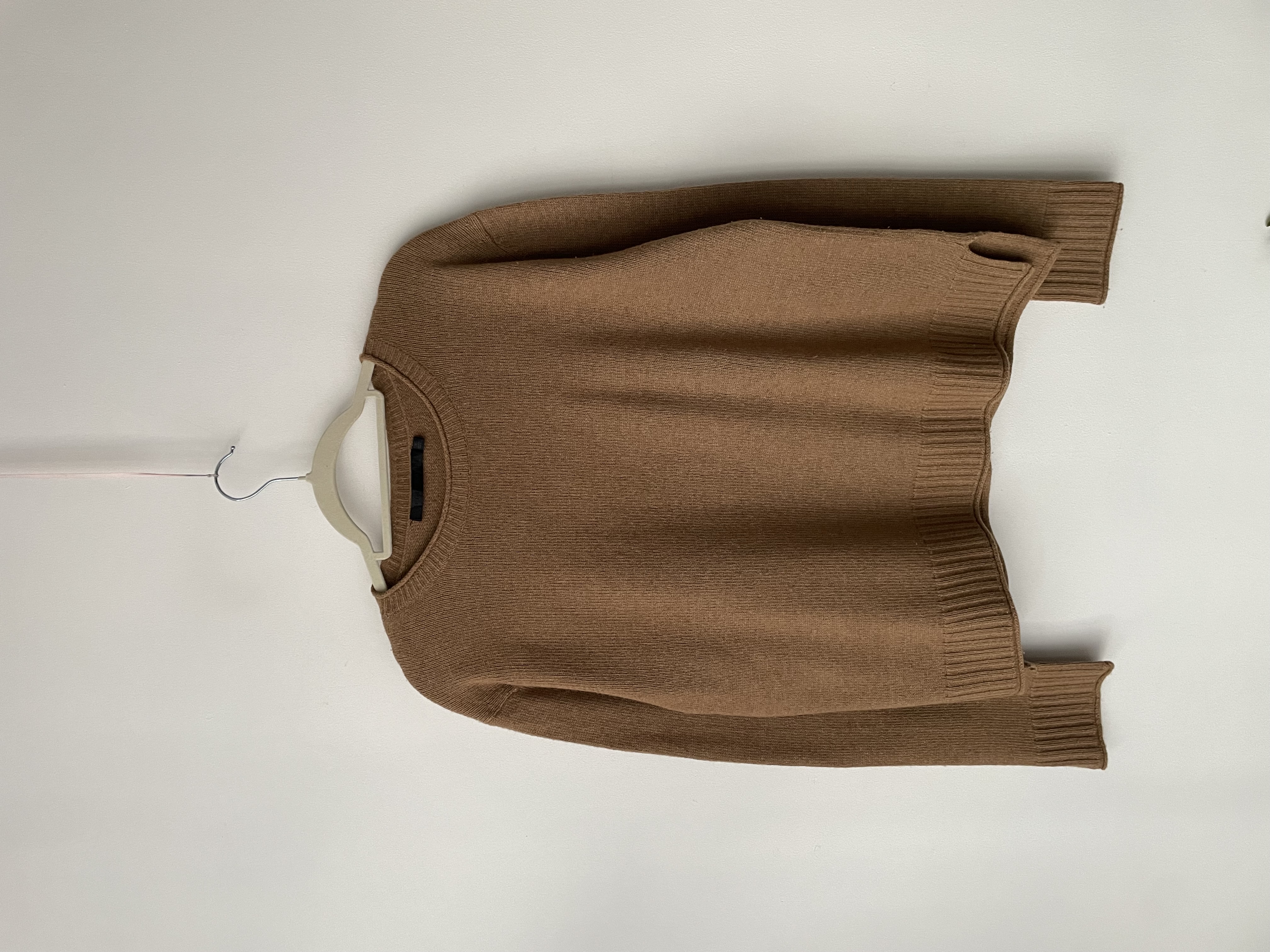 Sweater café lana. Talla. S oversized 1