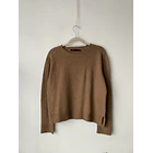 Sweater café lana. Talla. S oversized 1