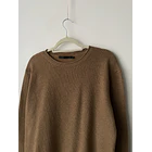 Sweater café lana. Talla. S oversized 2