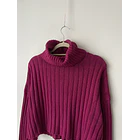Sweater magenta. Talla: M 2