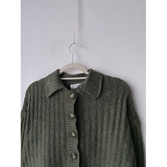 Cardigan cuello. Talla: S 