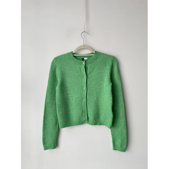 Cardigan verde. talla: S