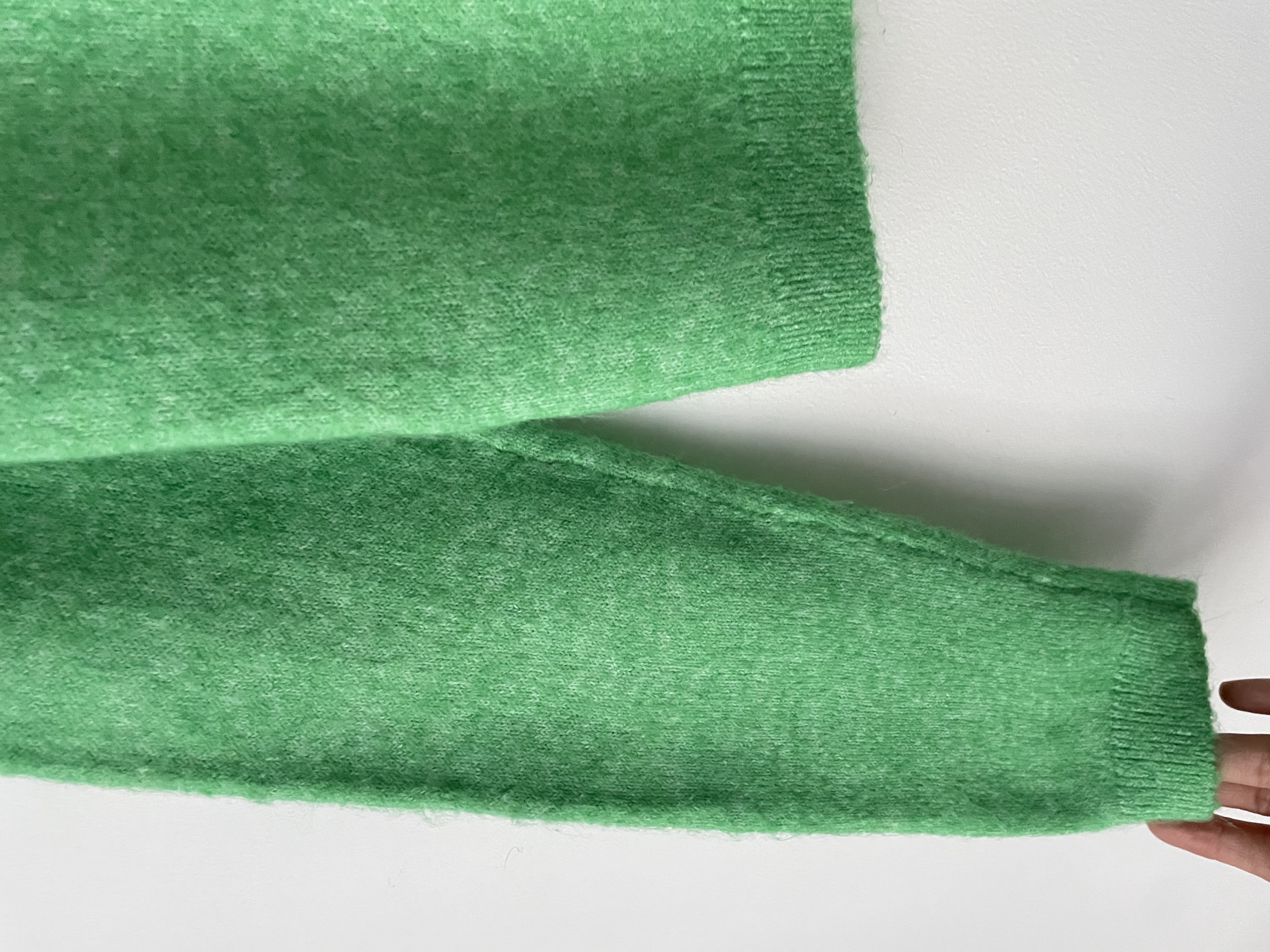 Cardigan verde. talla: S 3