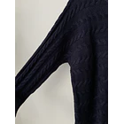Sweater azul lana merino. Talla: M 3