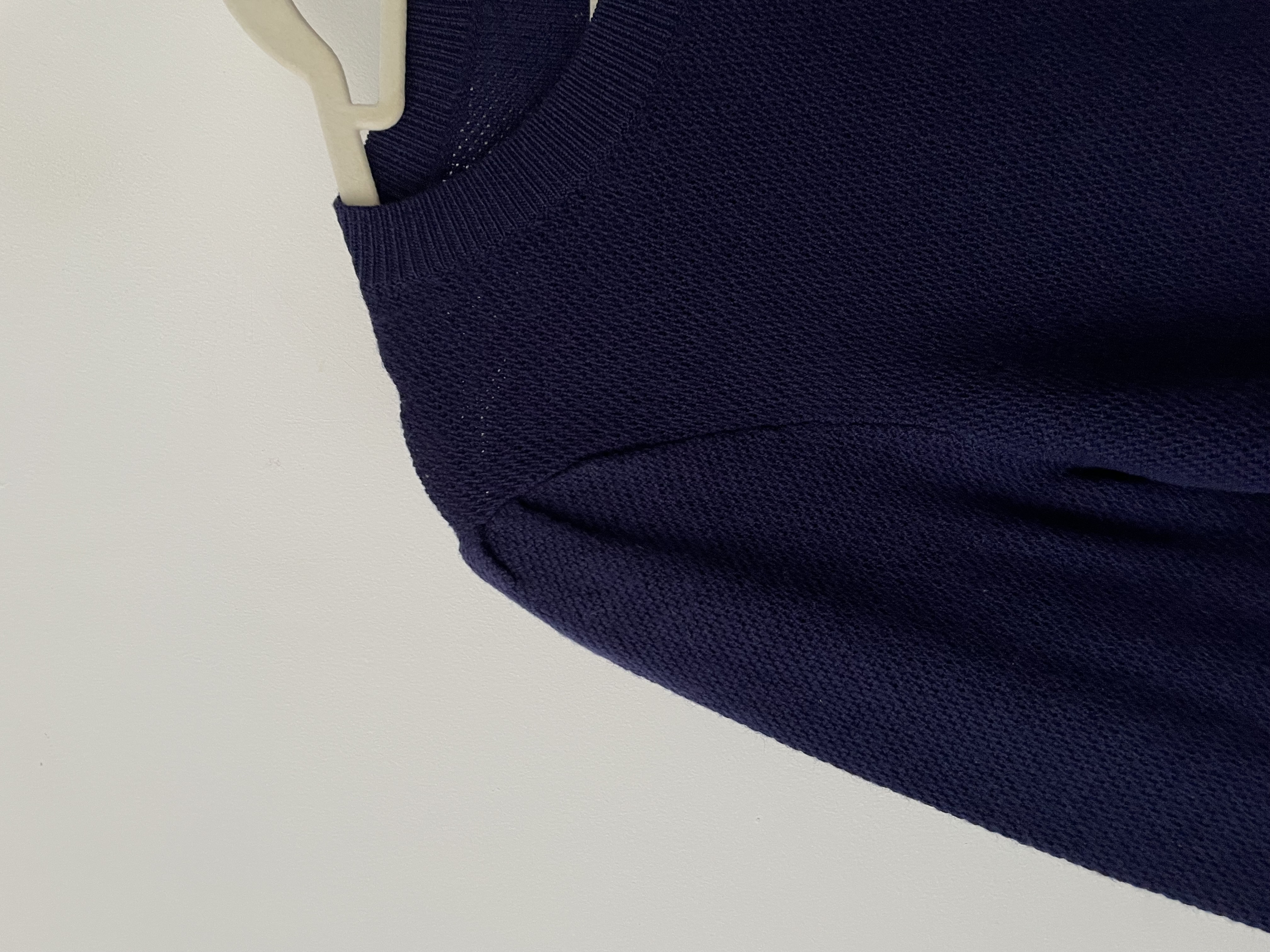 Sweater azul lana Merino. Talla: M 3