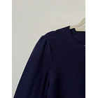 Sweater azul lana Merino. Talla: M 3