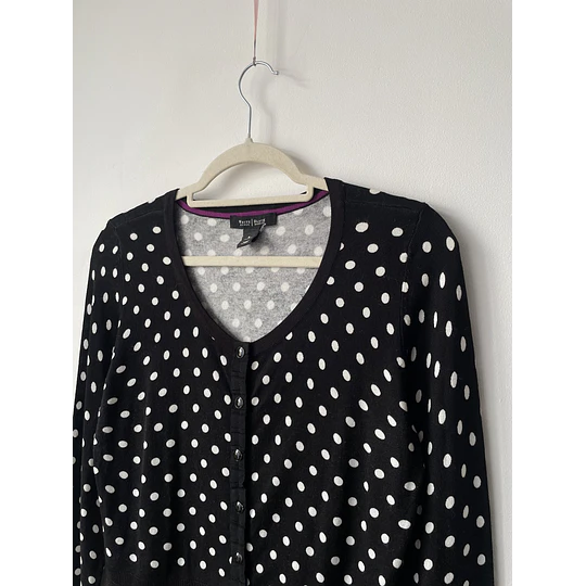 Cardigan lunares. Talla: S