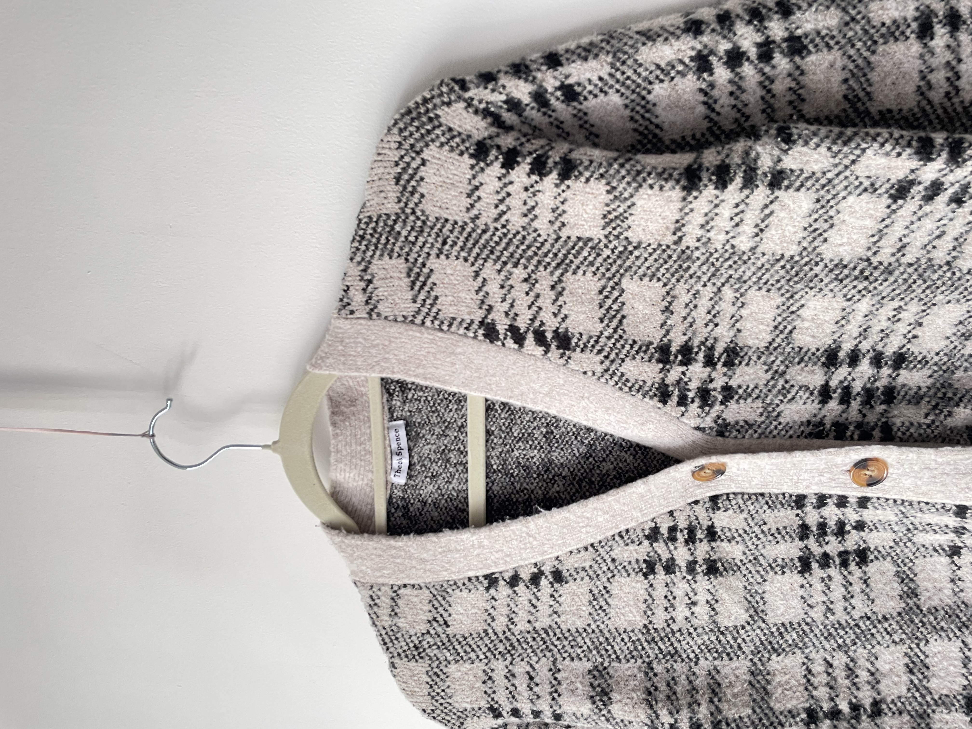 Cardigan tartán. Talla: xs 2