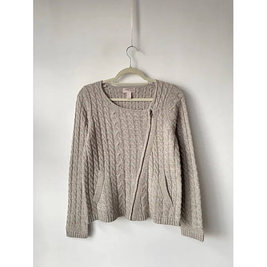 Sweater cierre. Talla: S