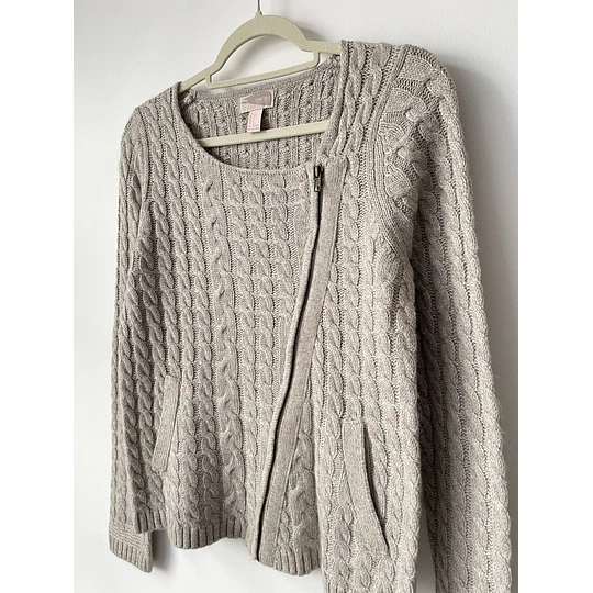Sweater cierre. Talla: S