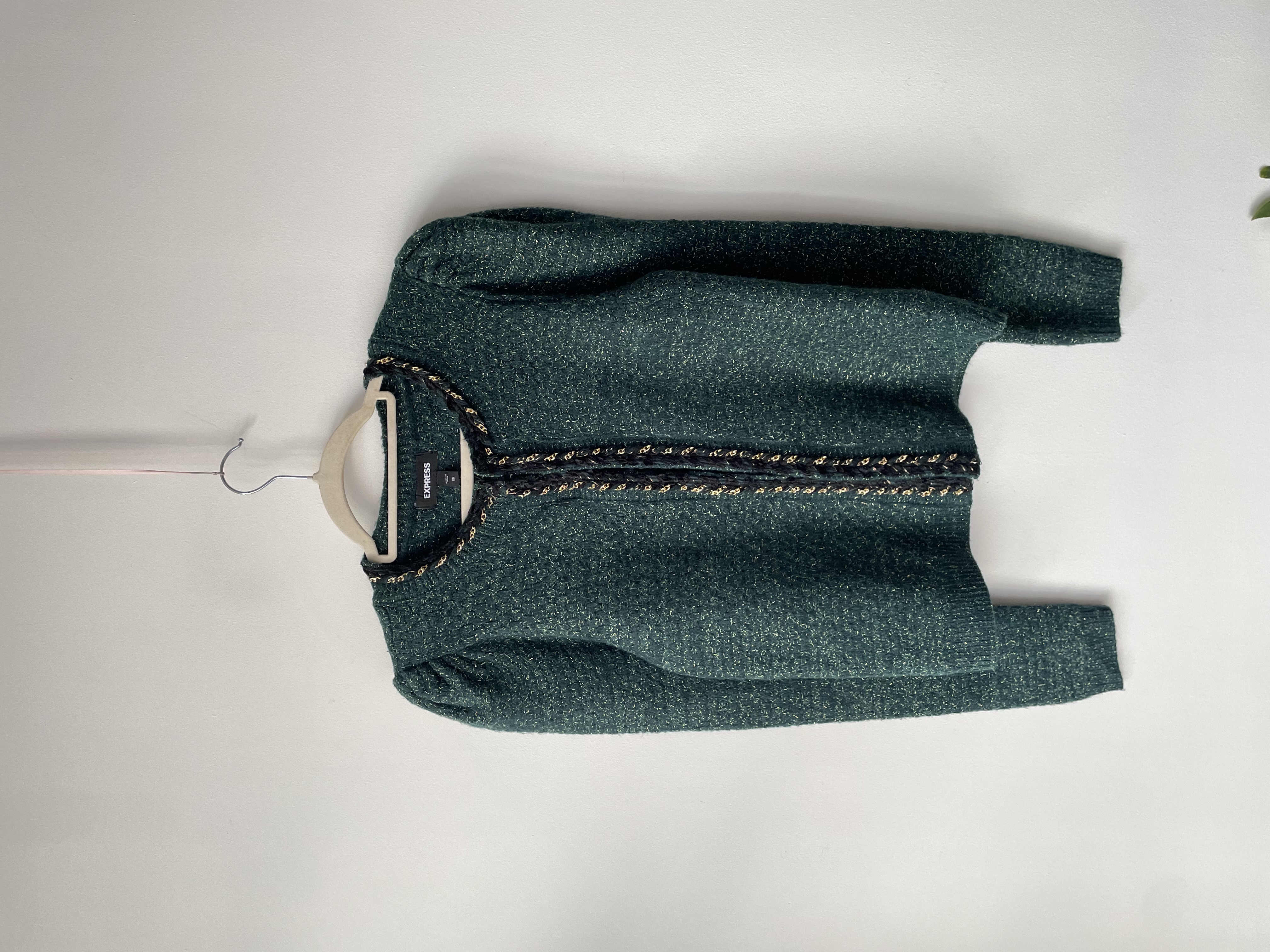 Cardigan verde. Talla: XS 1