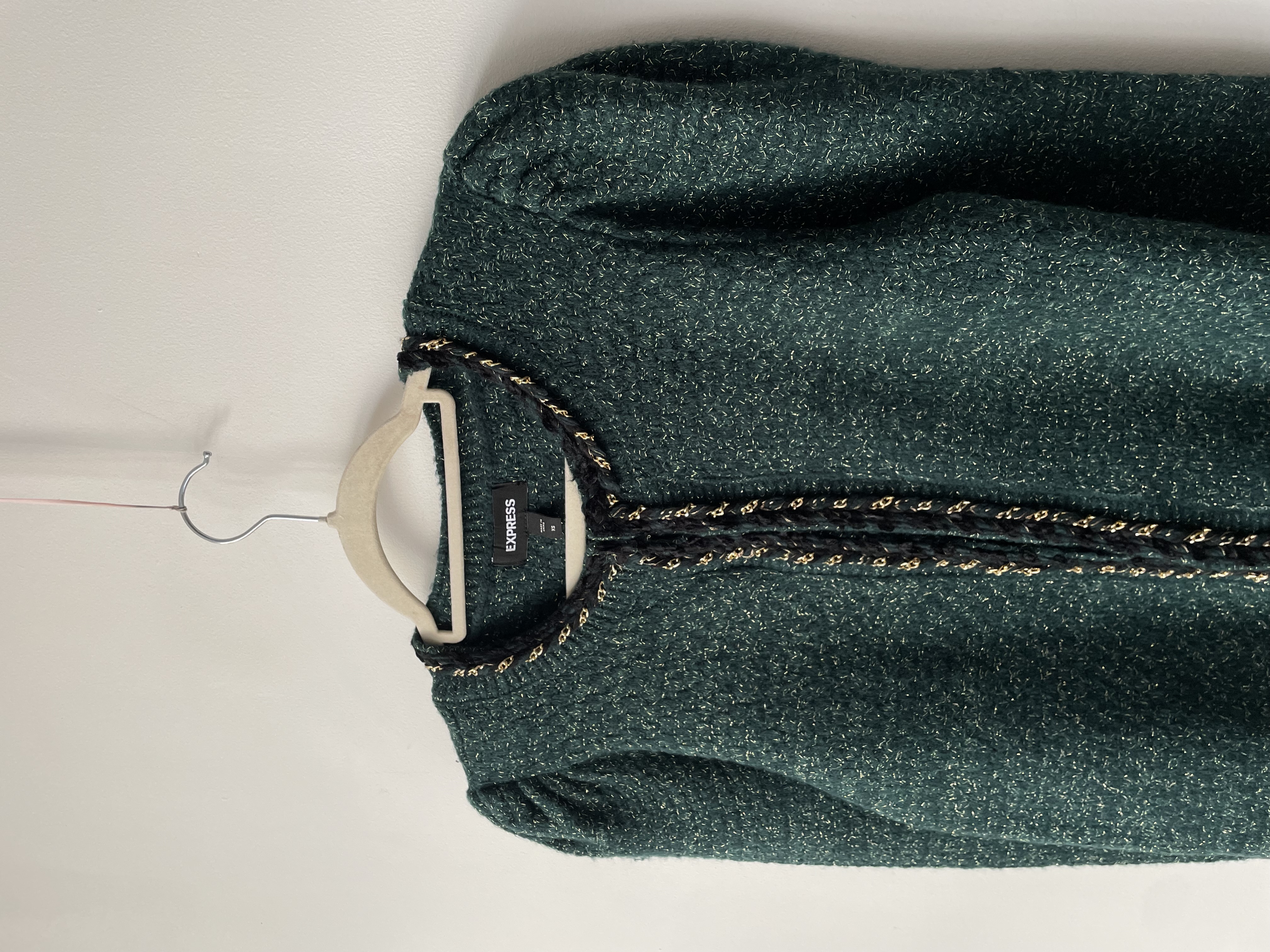 Cardigan verde. Talla: XS 2