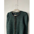 Cardigan verde. Talla: XS 2