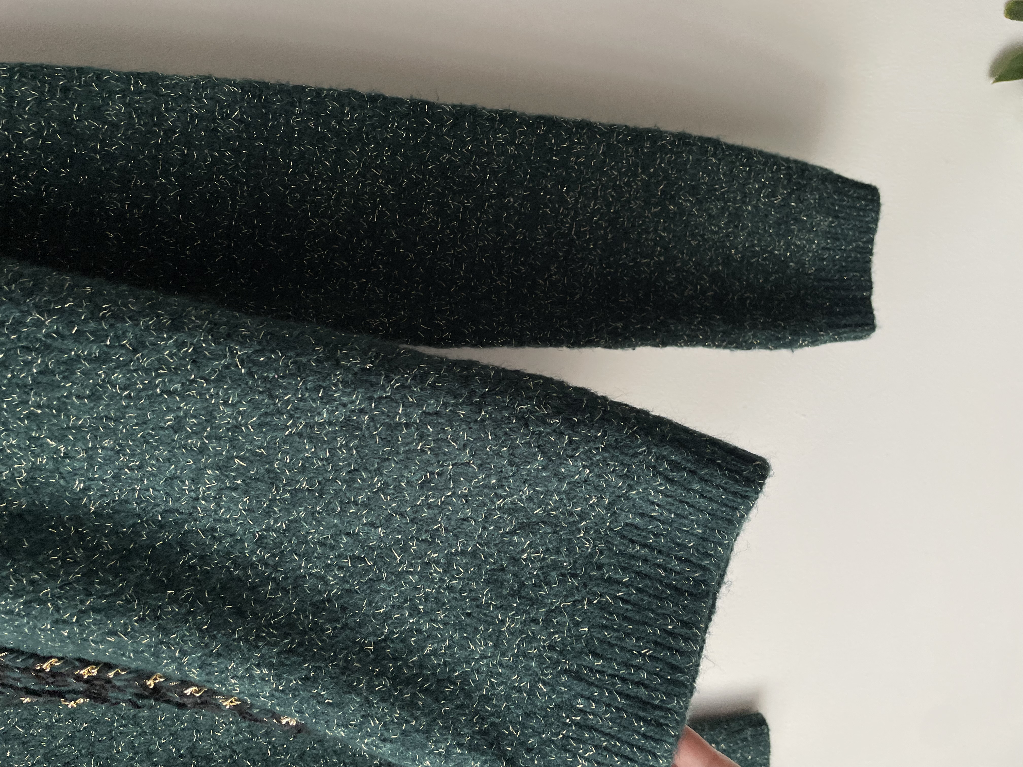 Cardigan verde. Talla: XS 3