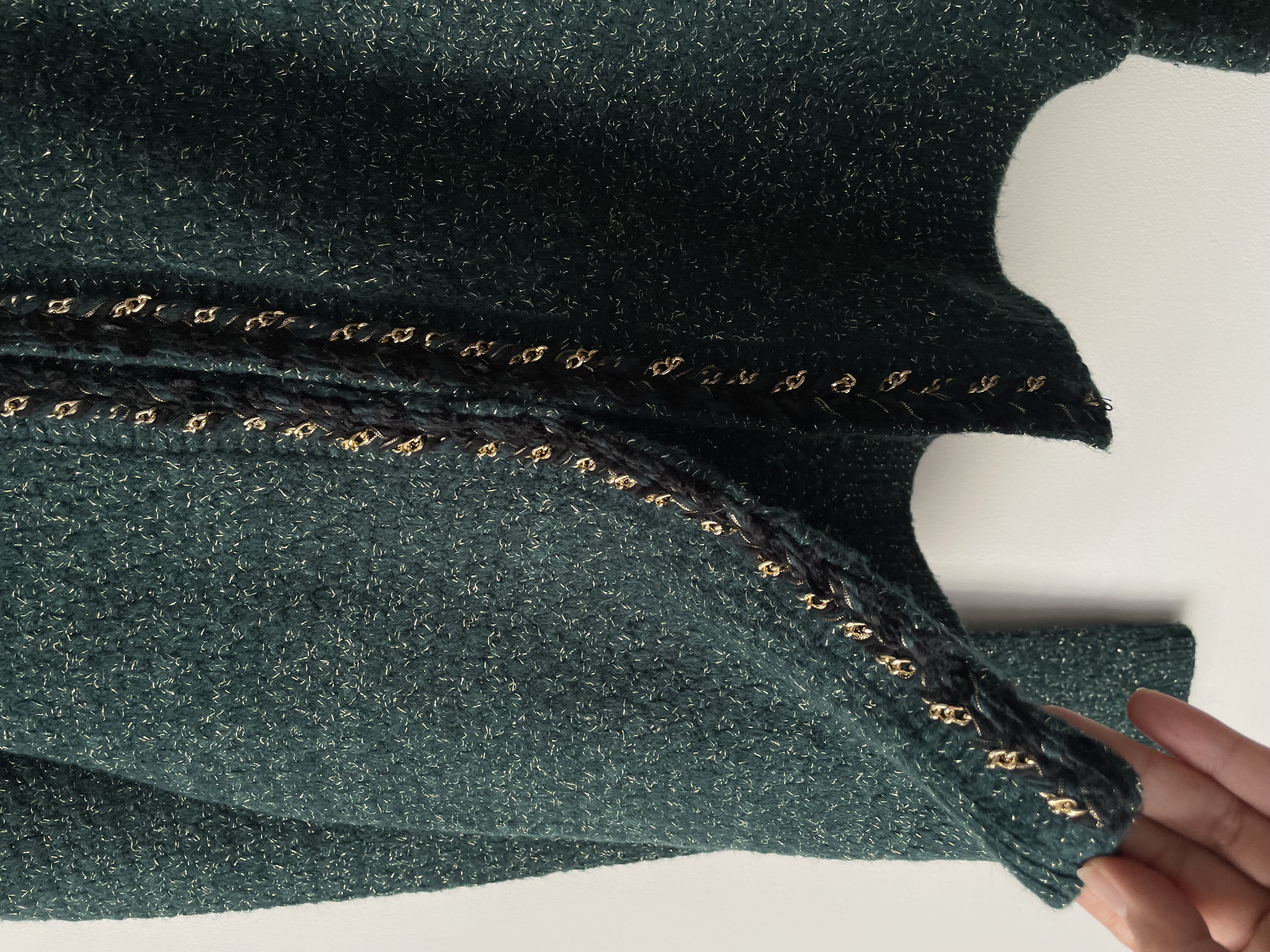 Cardigan verde. Talla: XS 4