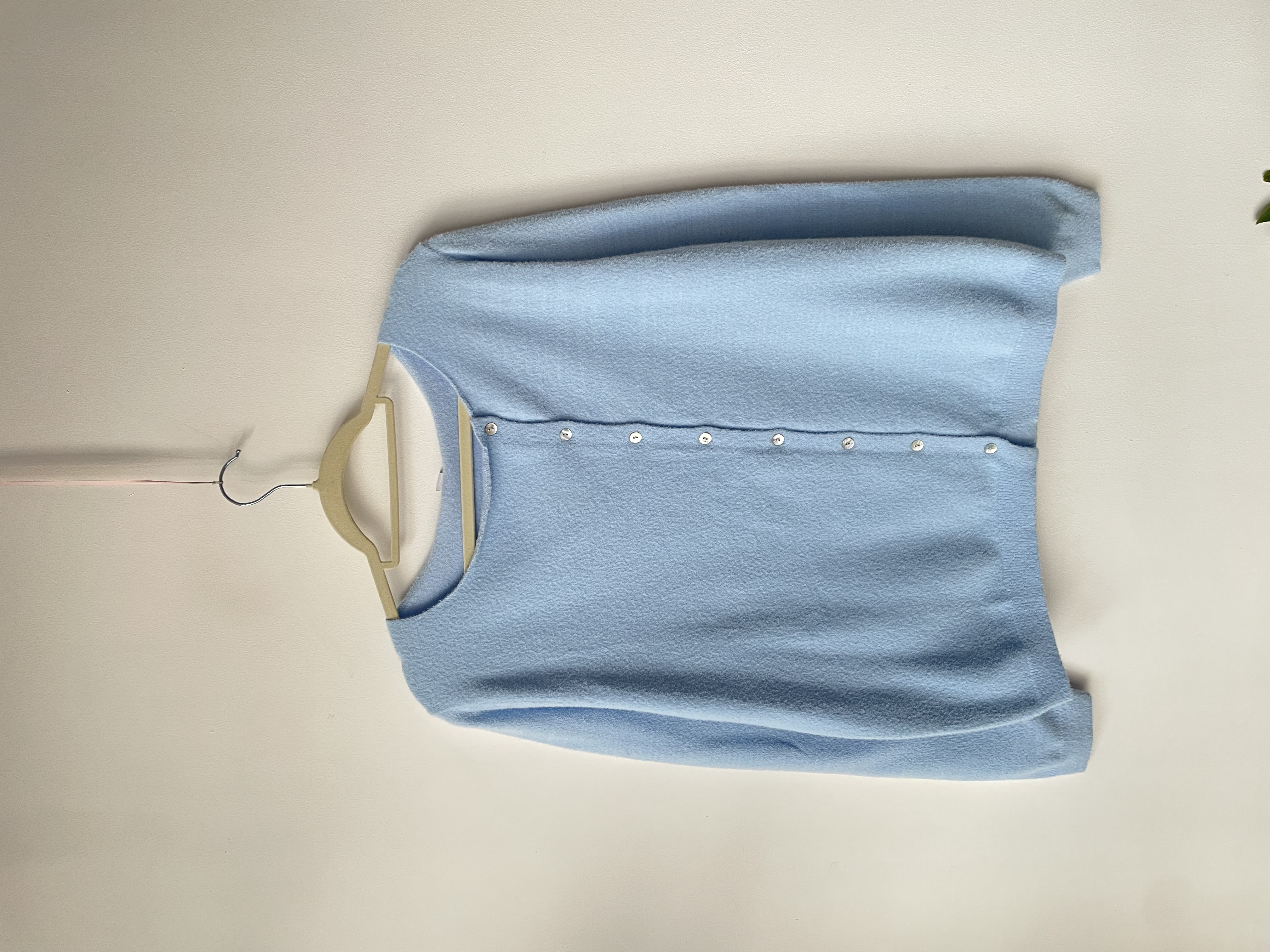 Cardigan celeste. Talla: S oversized 1