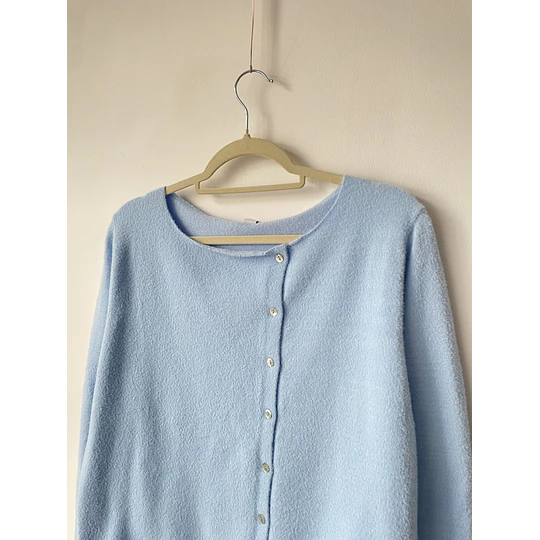 Cardigan celeste. Talla: S oversized