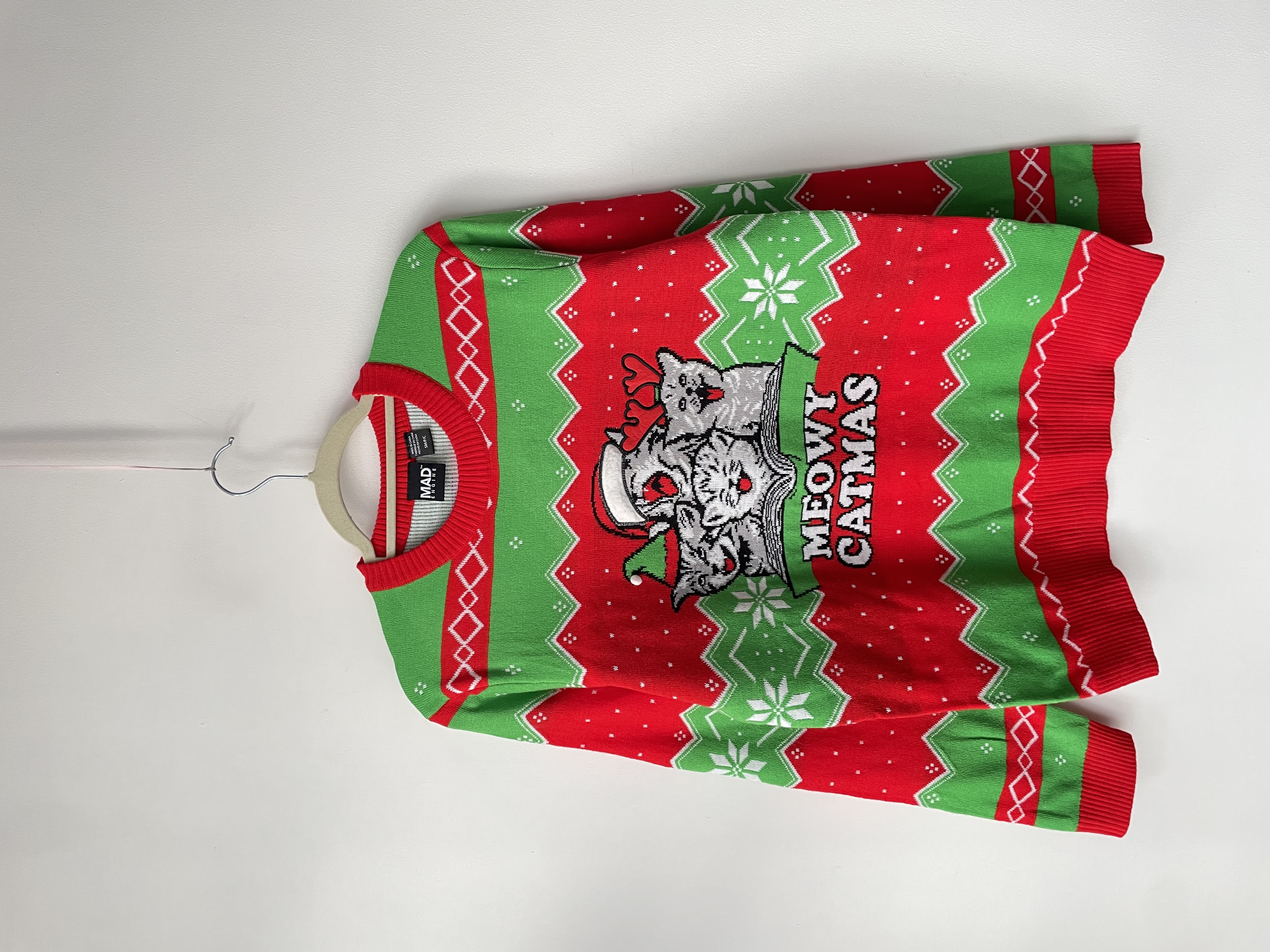 Sweater meowy catmas. Talla: S/M hombre (M/L mujer) 1