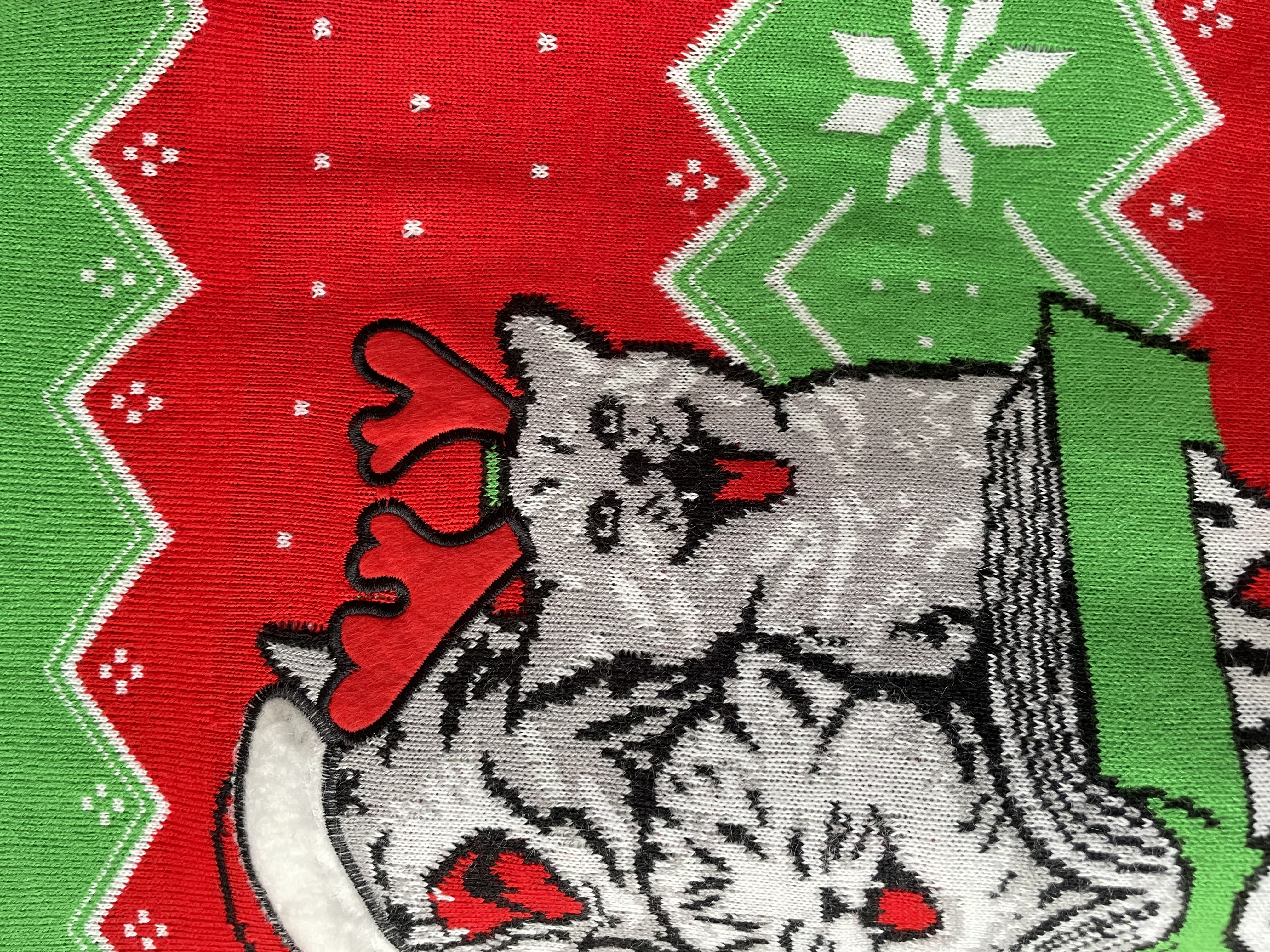 Sweater meowy catmas. Talla: S/M hombre (M/L mujer) 3