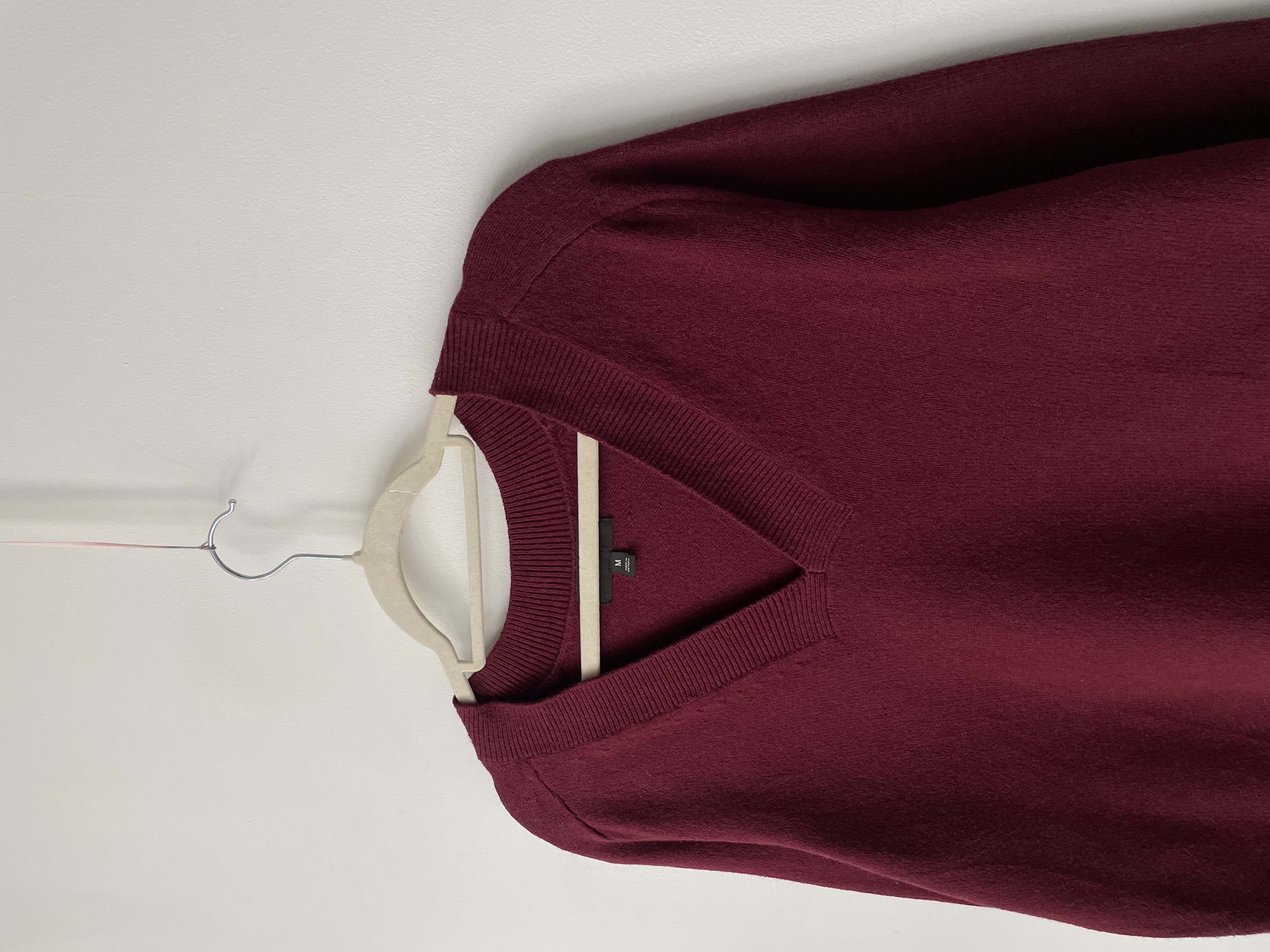 Sweater burdeo. Talla: S oversized (M) 2