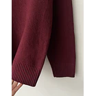 Sweater burdeo. Talla: S oversized (M) 3