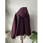 Abrigo ciruela. Talla: 2XL 8